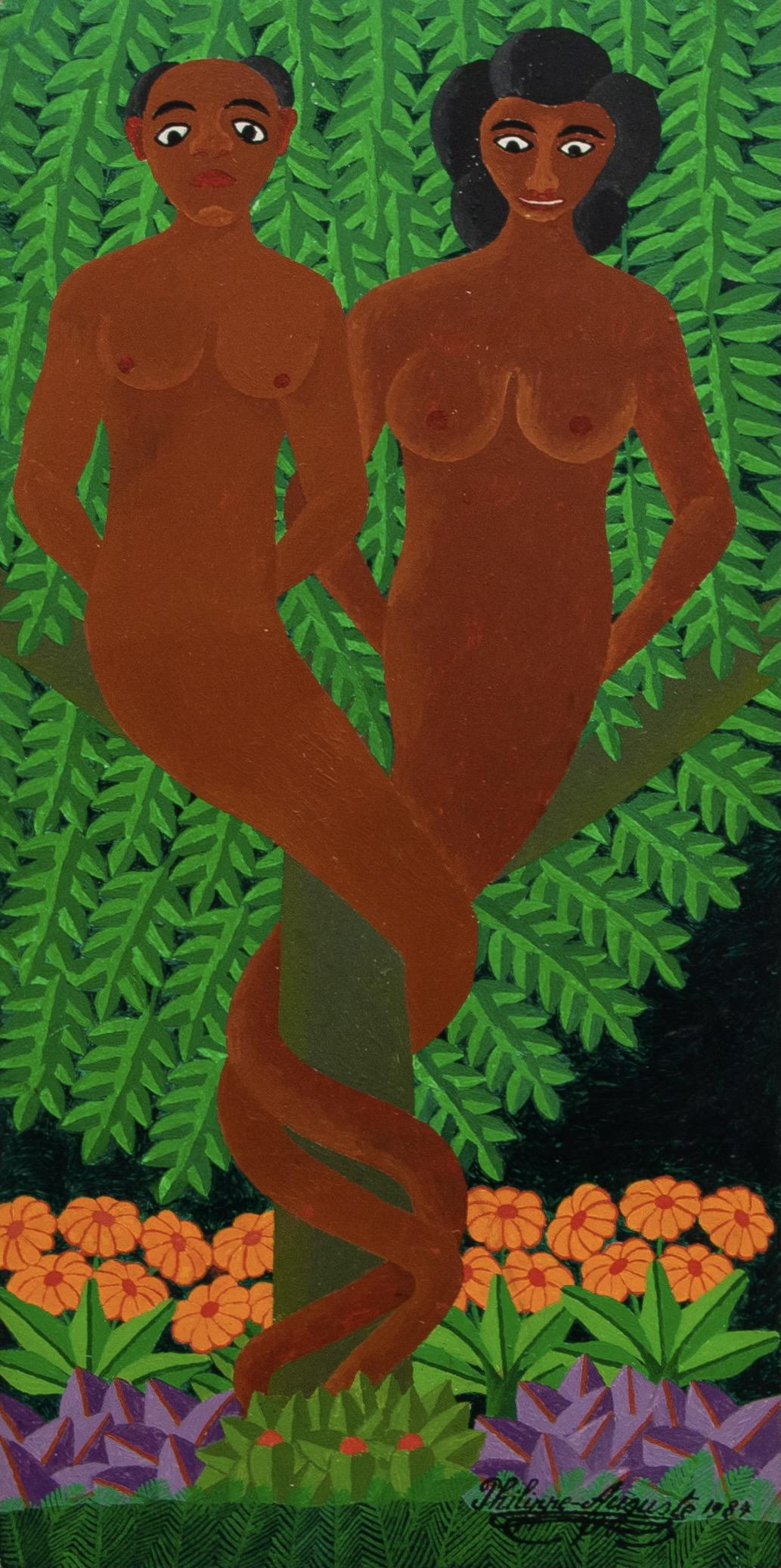 Salnave Philippe-Auguste (Haitian/Haiti) Spirit Couple (1 of 2)