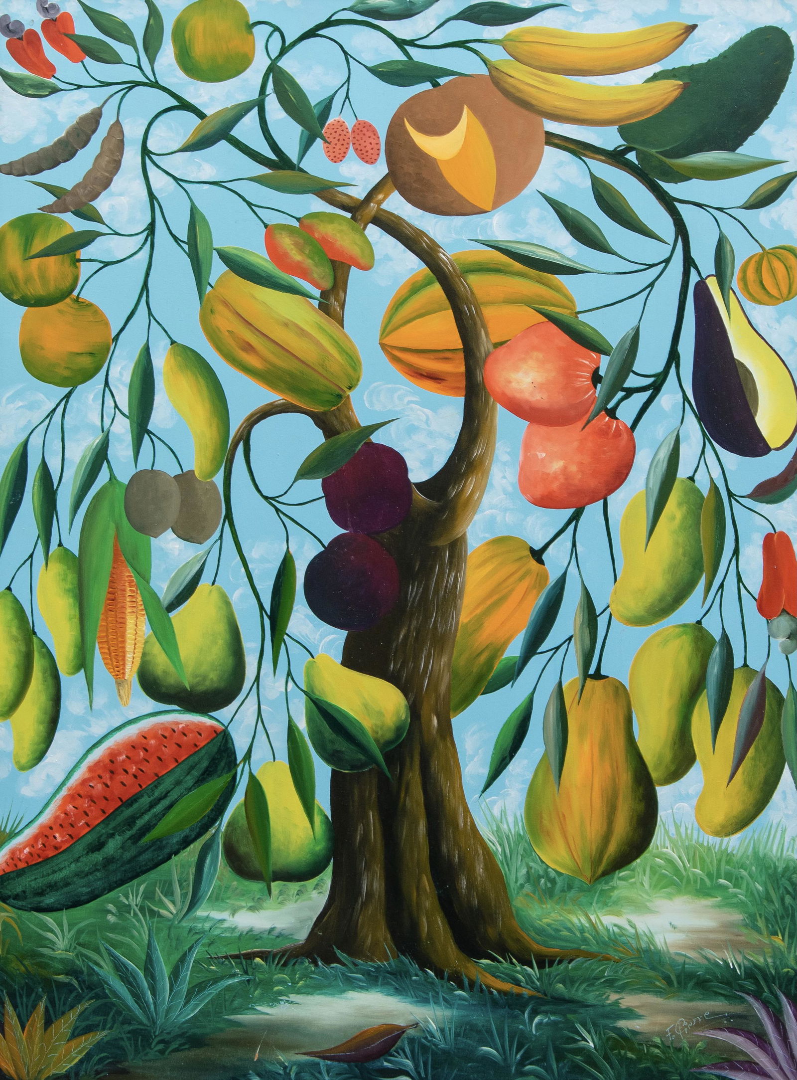 Fernand Pierre (Haitian/Haiti) Tree of Life (1 of 3)