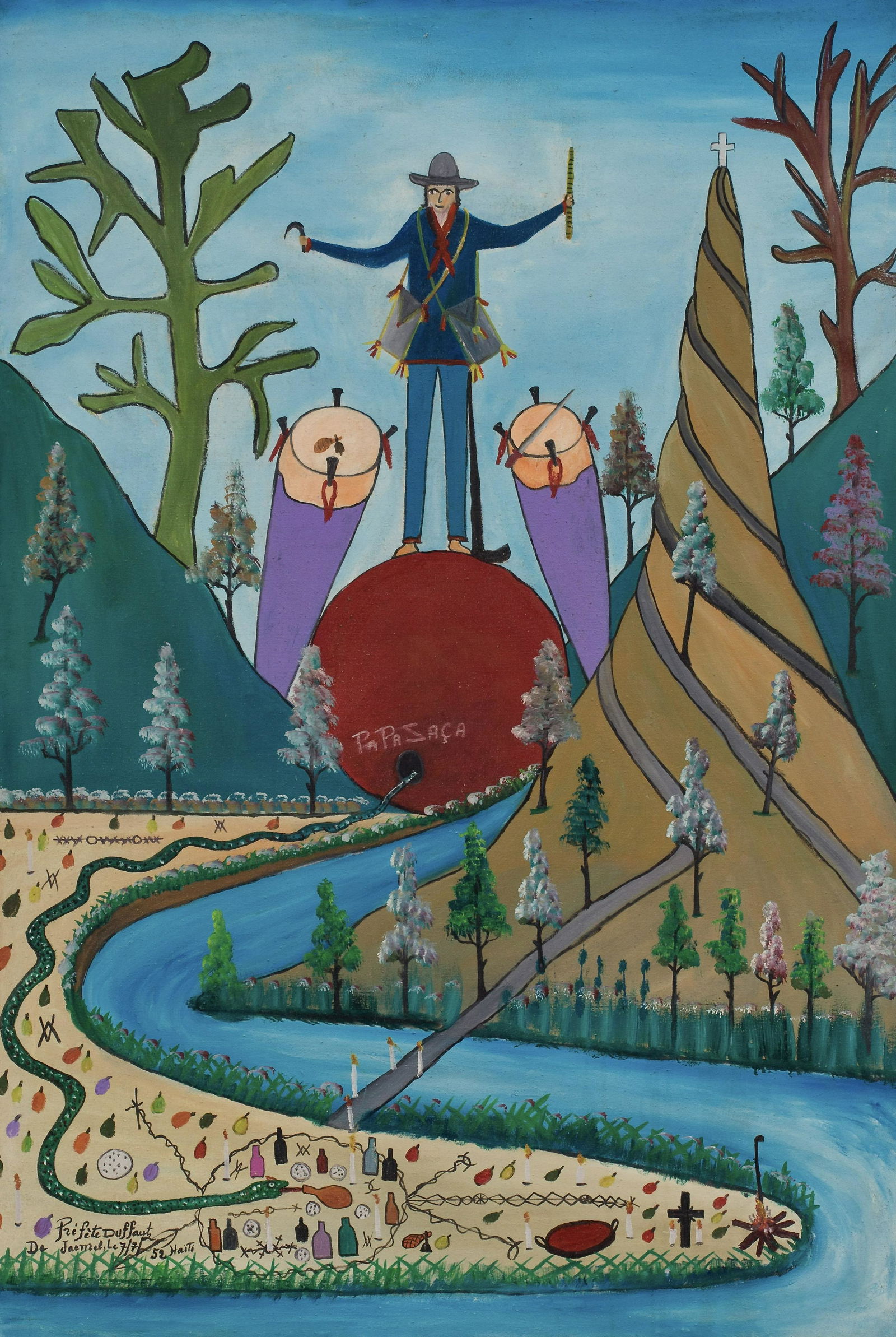 Prefete Duffaut (Haitian/Jacmel, Haiti) Papa Zaca (1 of 4)