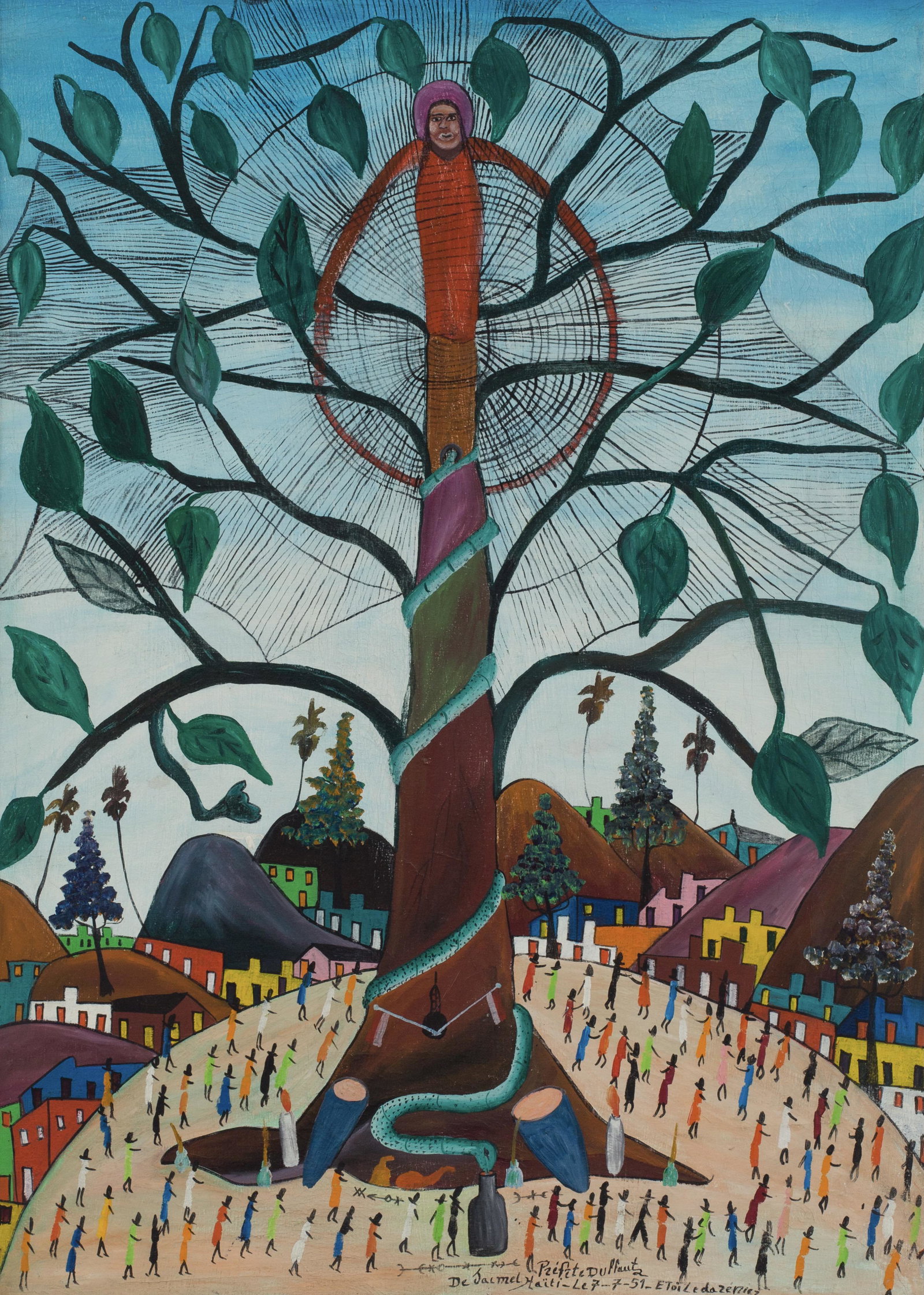 Prefete Duffaut (Haitian/Jacmel, Haiti) Araignee Spider (1 of 4)