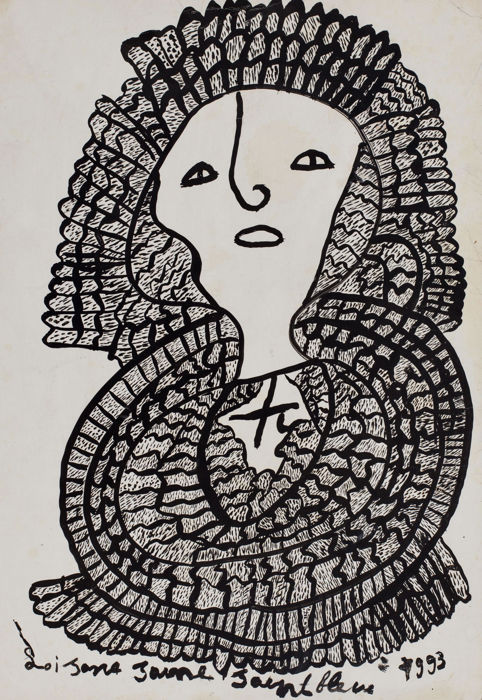 Louisiane Saint-Fleurant (Haitian/Haiti) Loa, On Paper (1 of 1)