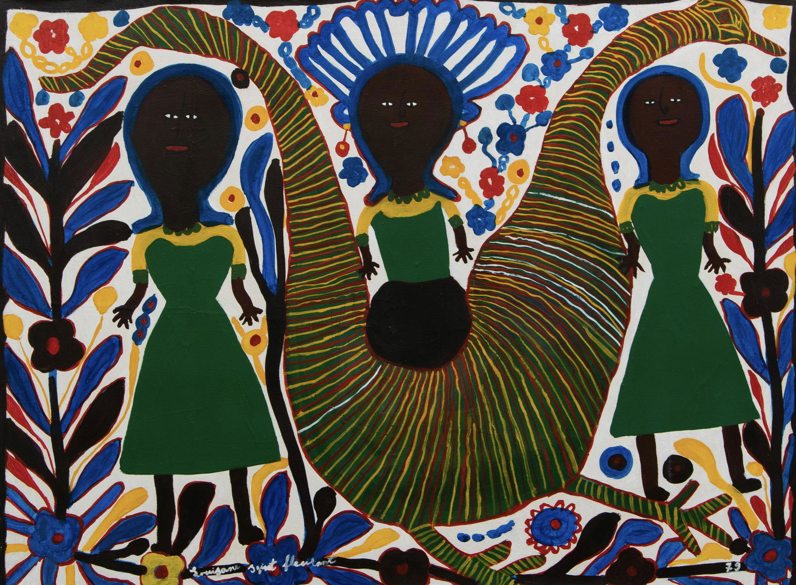 Louisiane Saint-Fleurant (Haitian/Haiti) Figures Garden (1 of 3)