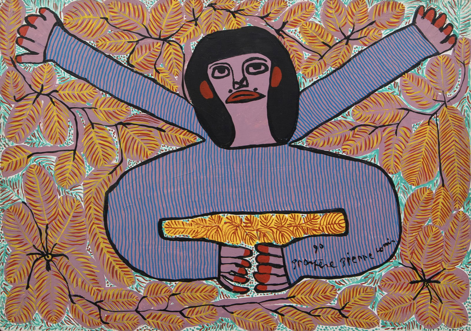 Prospere Pierre-Louis (Haitian/Haiti) Loa, dated 1990 (1 of 2)