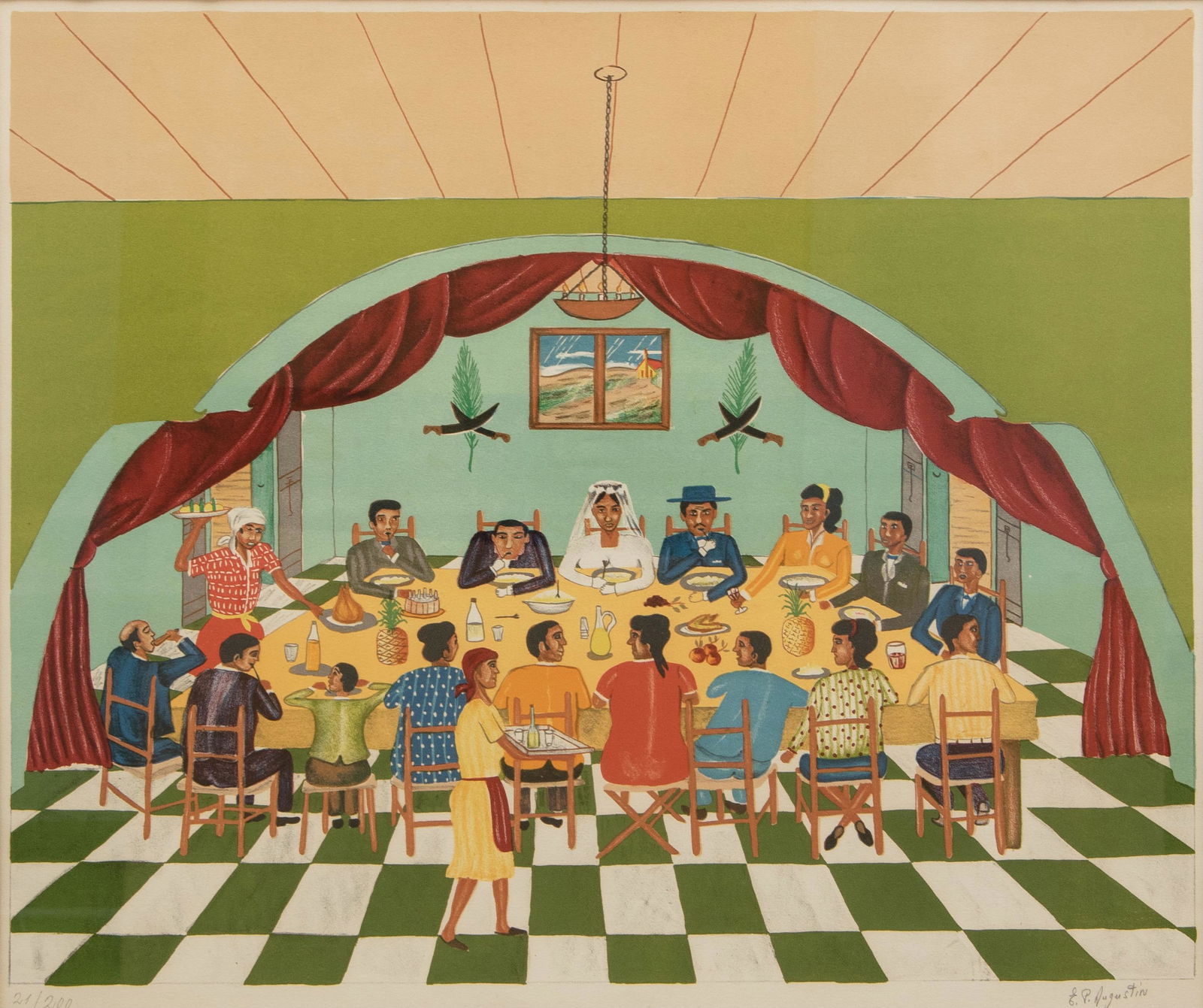E. P. Augustin (Haitian/Haiti) Wedding Feast (1 of 2)