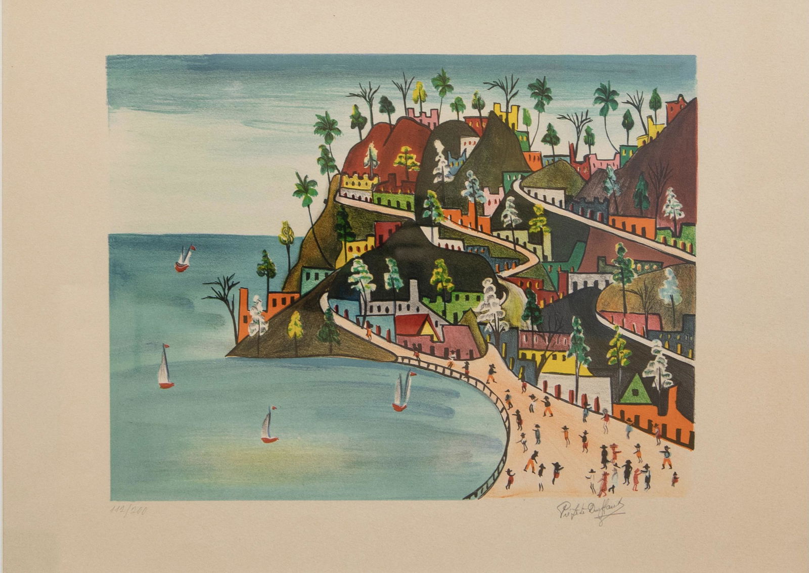 Prefete Duffaut (Haitian/Haiti) Ville Imaginare (1 of 2)