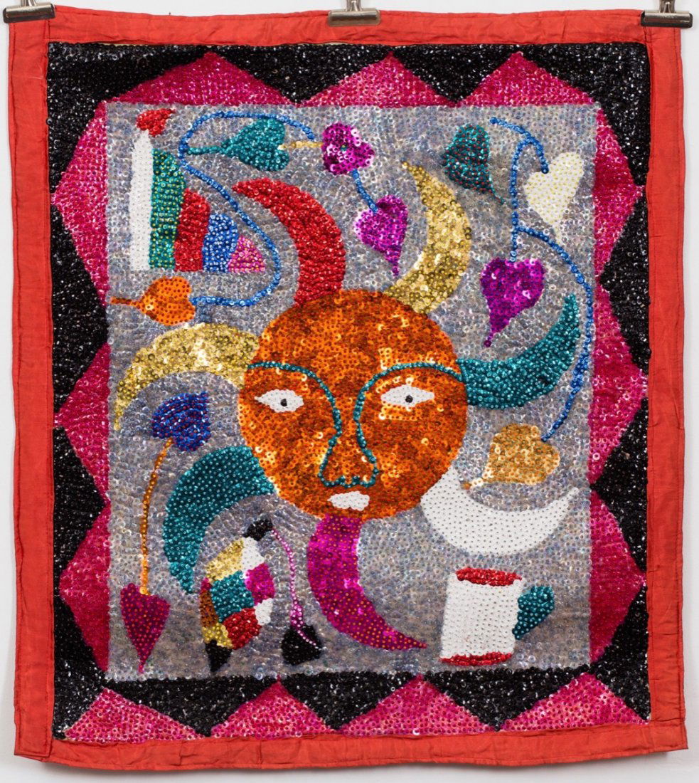 Drapeau/Vodou Sequin Flag (Haitian/20th C.)   Saint (1 of 1)