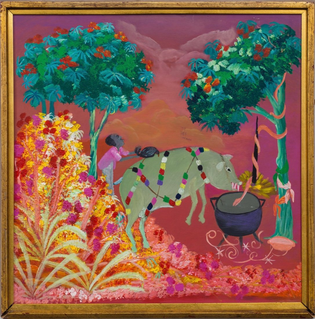 LaFortune Felix (Haitian/Aritbonite, b.1933) Ceremony (1 of 1)