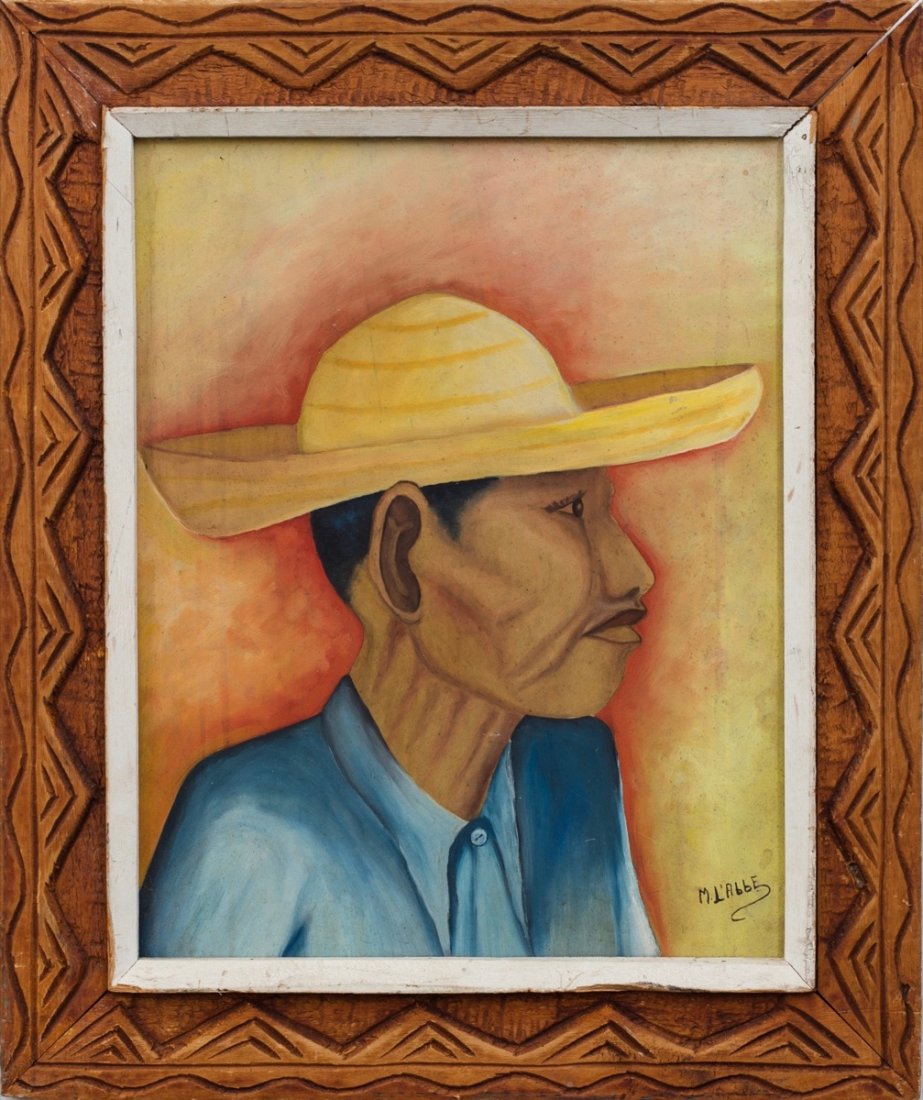 Mécène L'Abbé (Haitian/20th C.), Man with Hat (Abitam) (1 of 1)