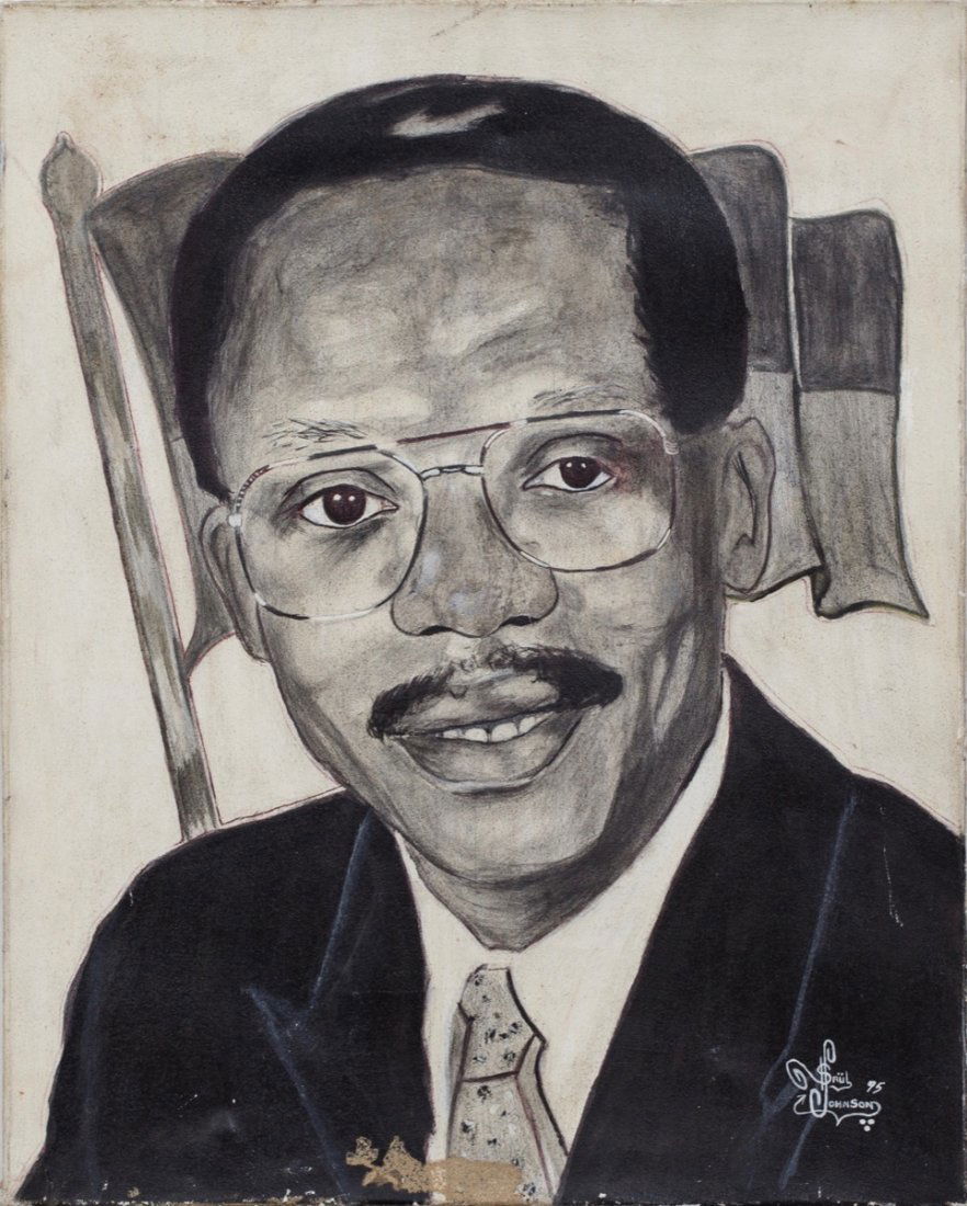 Saul Claude Johnson (Haitian/20th C.) Portrait of (1 of 1)