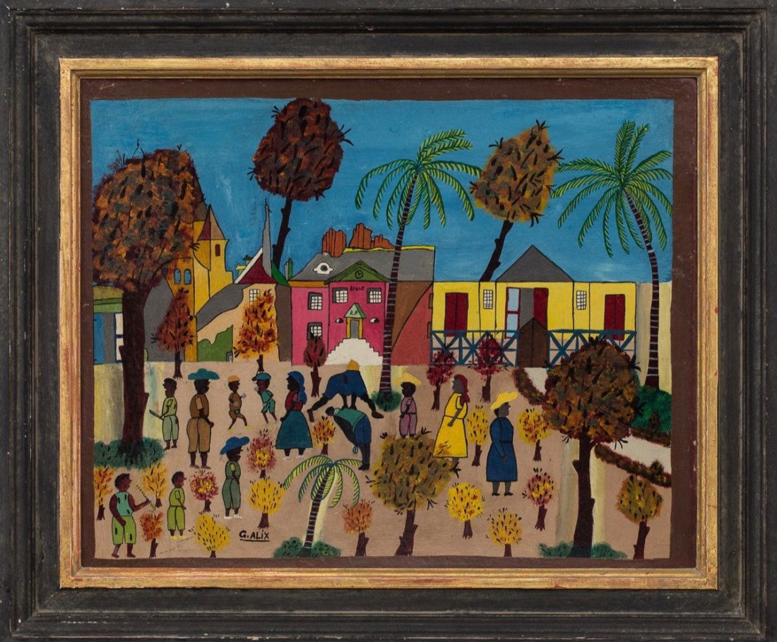 Gabriel Alix (Haitian/Saint-Marc, 1930-1998), School (1 of 1)