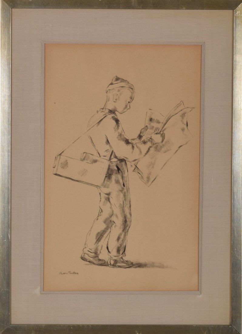 Andree Ruellan (American/1905-2006) "Young Bootblack," (1 of 1)