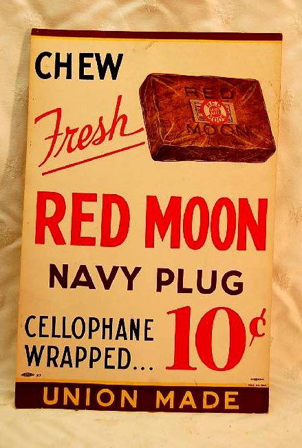 Vintage Advertising Sign Tobacco