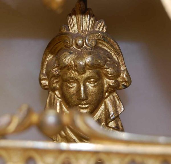FRENCH GILT BRONZE MANTLE CLOCK - 5