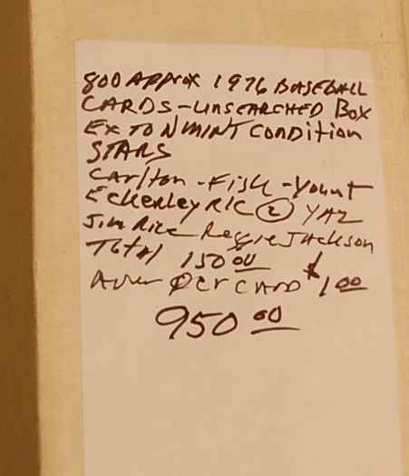 1976 TOPPS BASEBALL CARDS APPROX. 800 - 4
