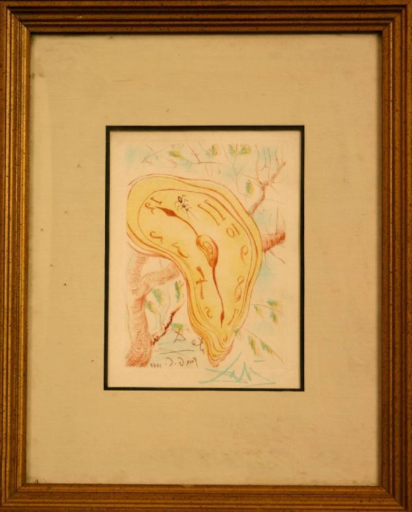 207 The "Limp Watch" Salvador Dali Etching / Lithogr Dec 12, 2004