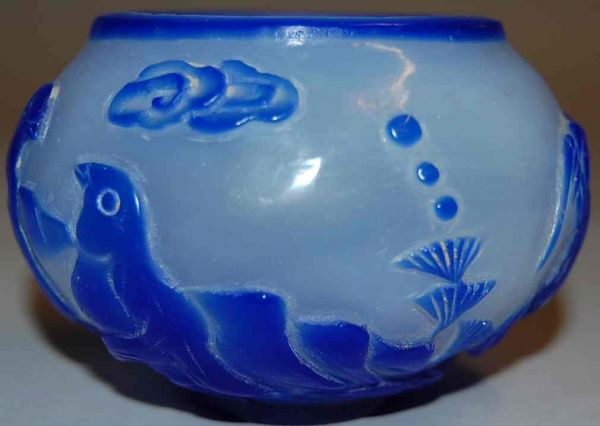 PEKING CAMEO GLASS BOWL - 4