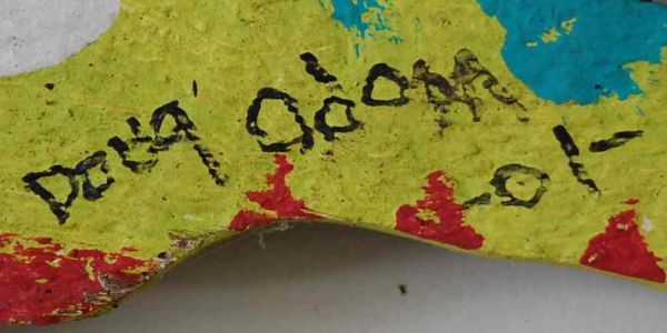 DOUG ODOM FOLK ART ALLIGATOR - 2