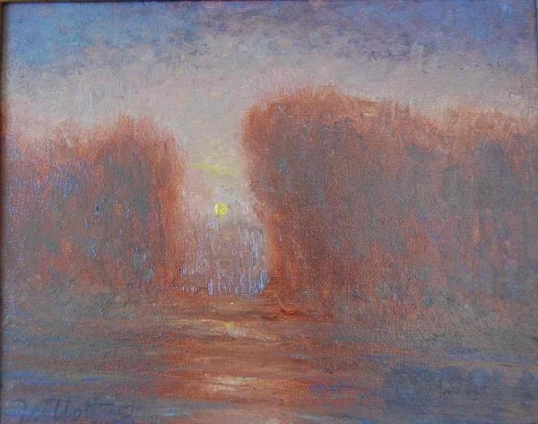 TRAVIS ABBOTT PAINTING OF FRANKLIN SWAMP - 3