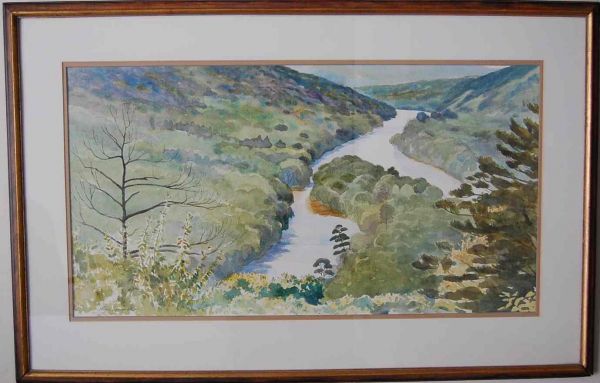 ALAN CAMPBELL LANDSCAPE WATERCOLOR PAINTING