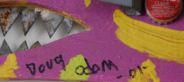 DOUG ODOM FOLK ART ALLIGATOR - 2