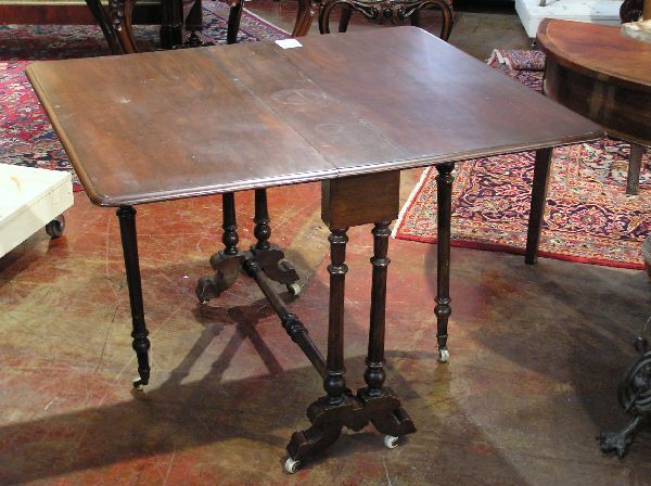 English Walnut Dropside Sutherland Table - 2