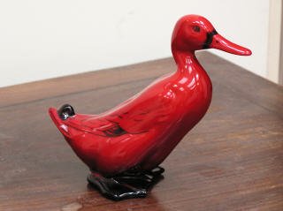 Royal Doulton Flambe Duck Figure R82