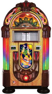 Awesome Rock-Ola Peacock Jukebox TOP CONDITION: The Rock-Ola "Peacock" is the top of the line of Rock-Ola's jukeboxes. The beauty of the Peacock is equalled only to the quality of its sound. This beautiful bird will sing all of your favorite songs