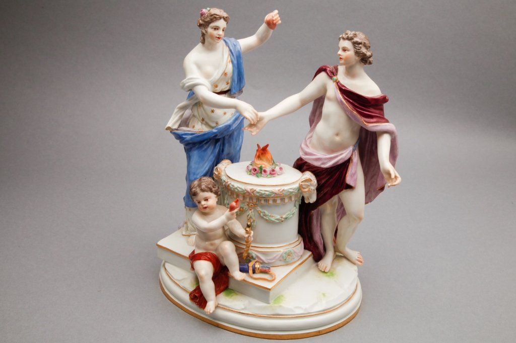 19th Century Meissen The Sacrifice of Love Porcelain (1 of 7)