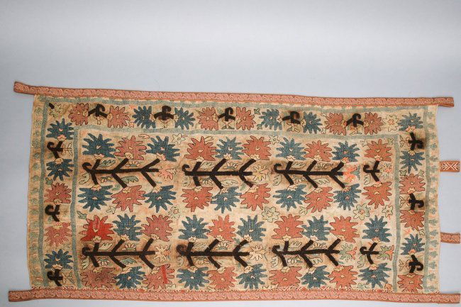 Antique Turkish Rug Fragment, Wall Hanging, Tapestry (1 of 5)