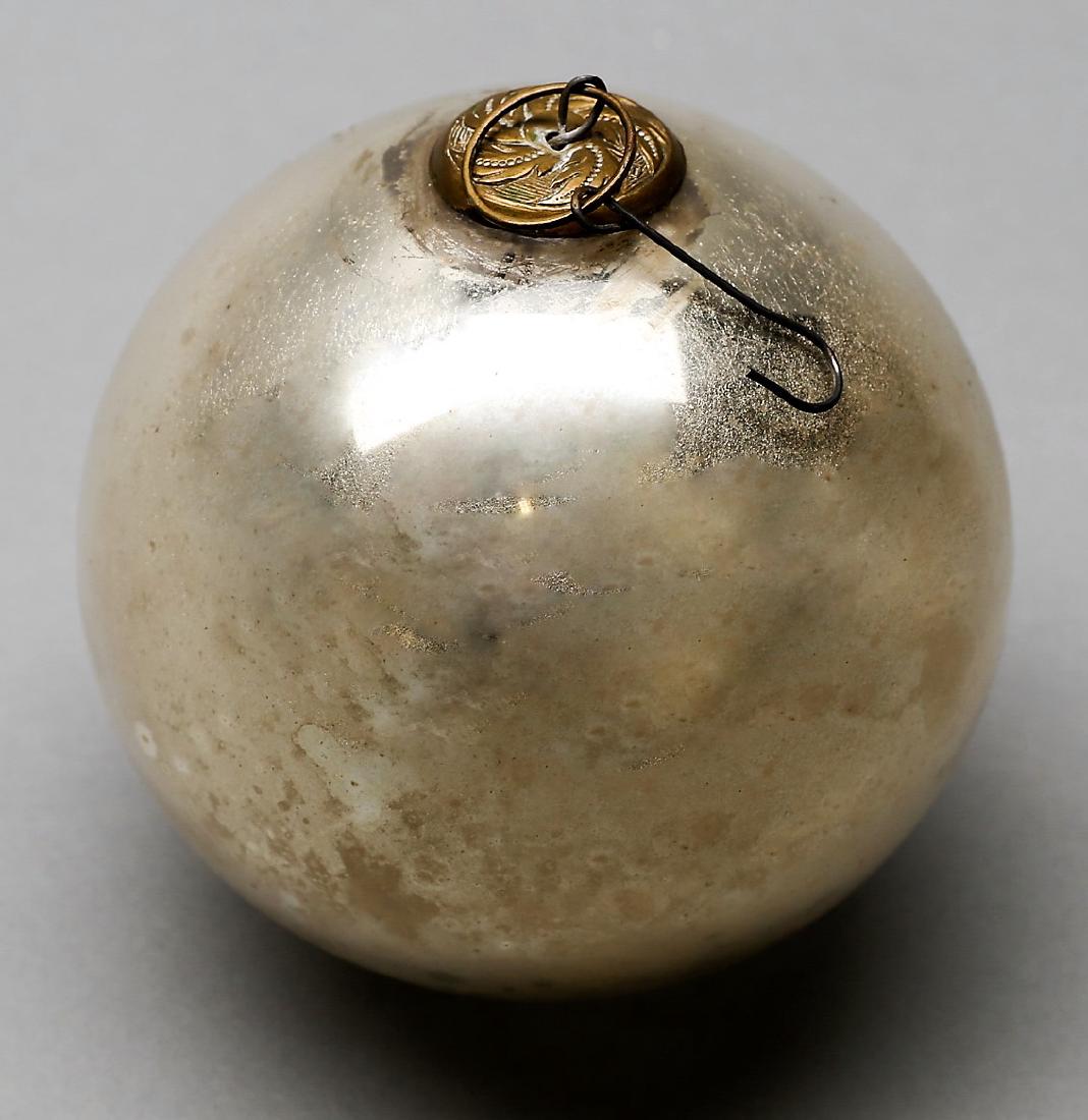 Antique German Mercury Glass Kugel Ornament (1 of 2)