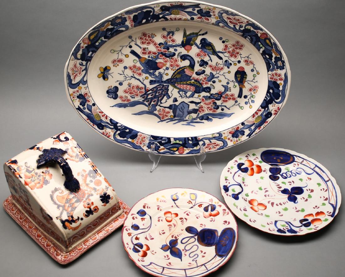 Antique English Imari lot (1 of 2)