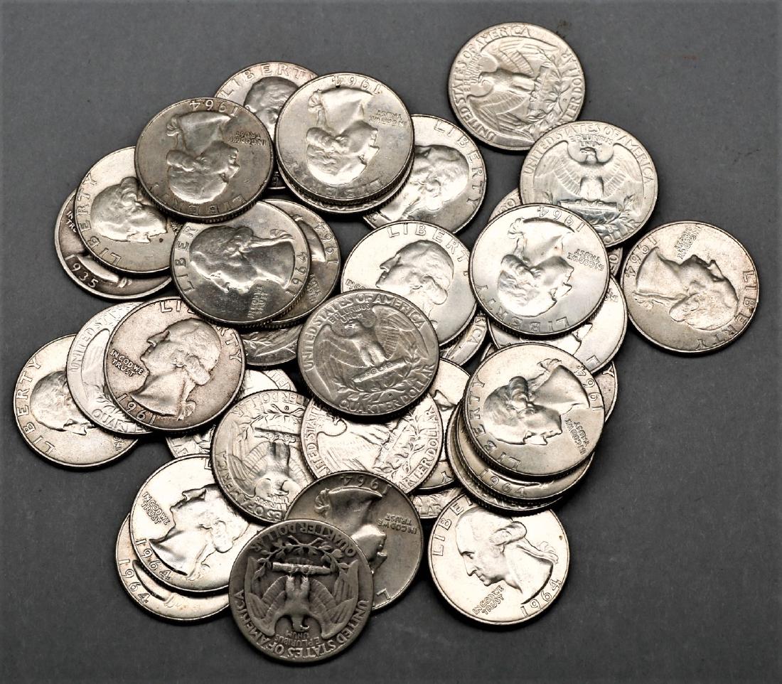 Lot of 36 1964 Quarters (1 of 1)