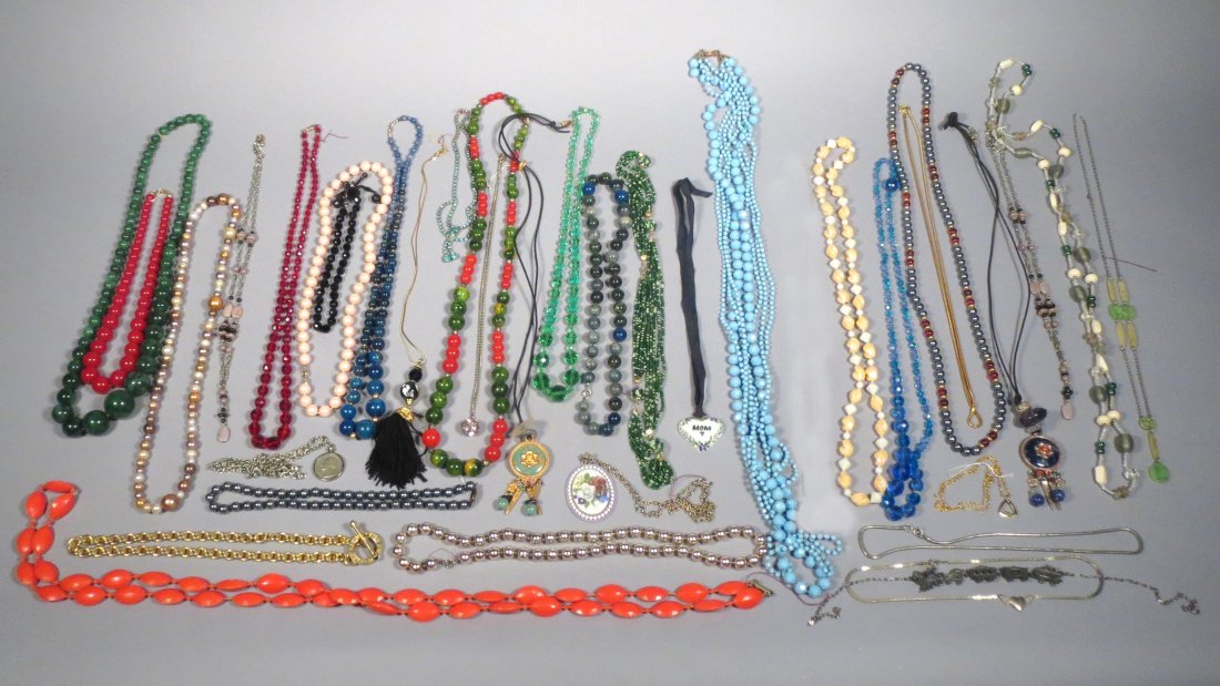 Very Large Box Lot of Necklaces and Bracelets (1 of 10)