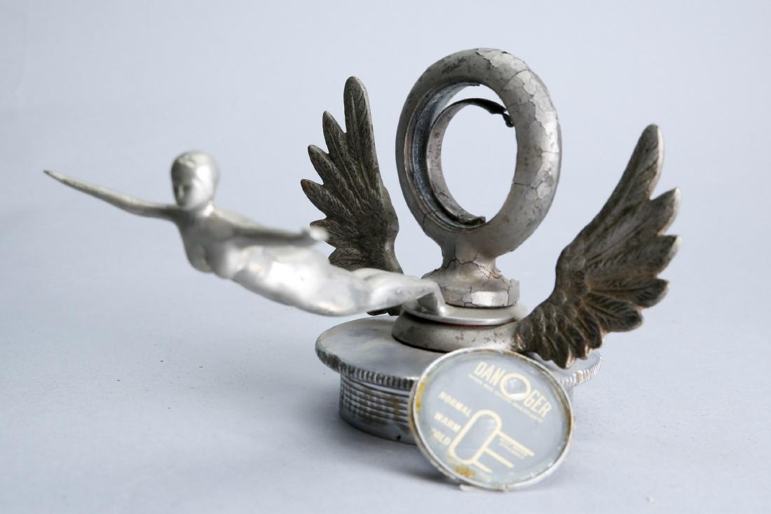 1920's Boyce Motometer lady Mascot (1 of 4)