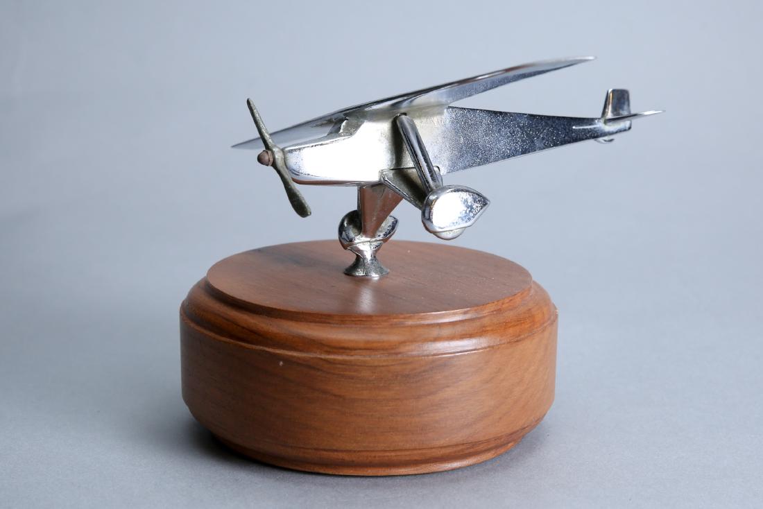 1920's Plane Hood Ornament, Moveable (1 of 3)