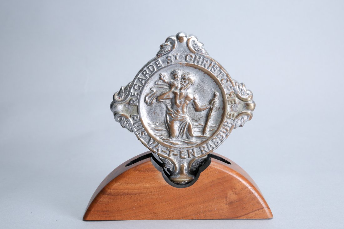 Desmo French 1930's mascot, St.Christopher (1 of 2)