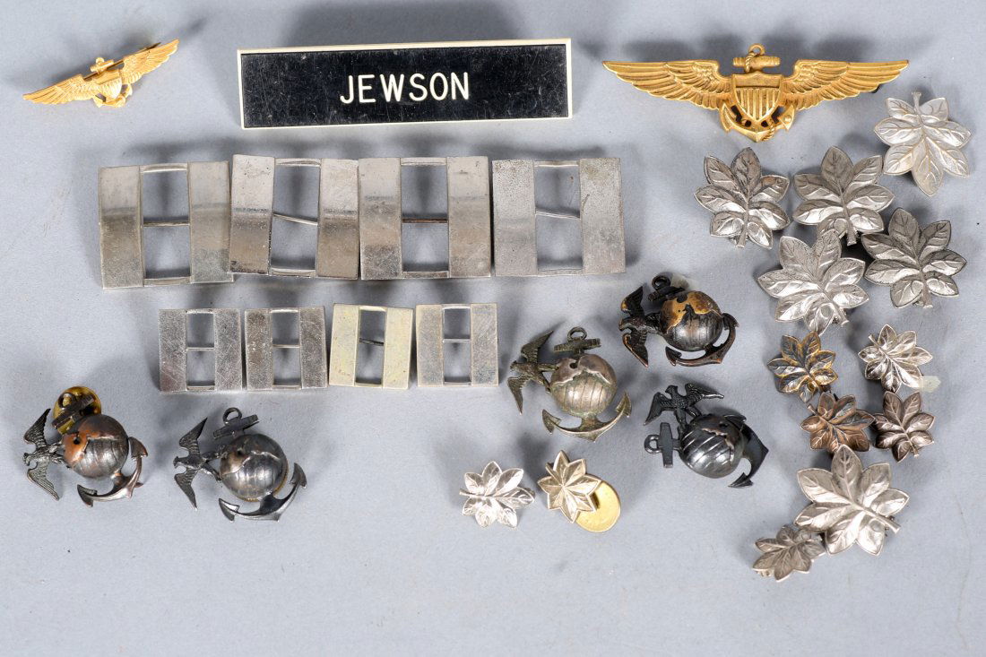 Assort. Lot #2 USMC Rank Insignia Pins (1 of 1)