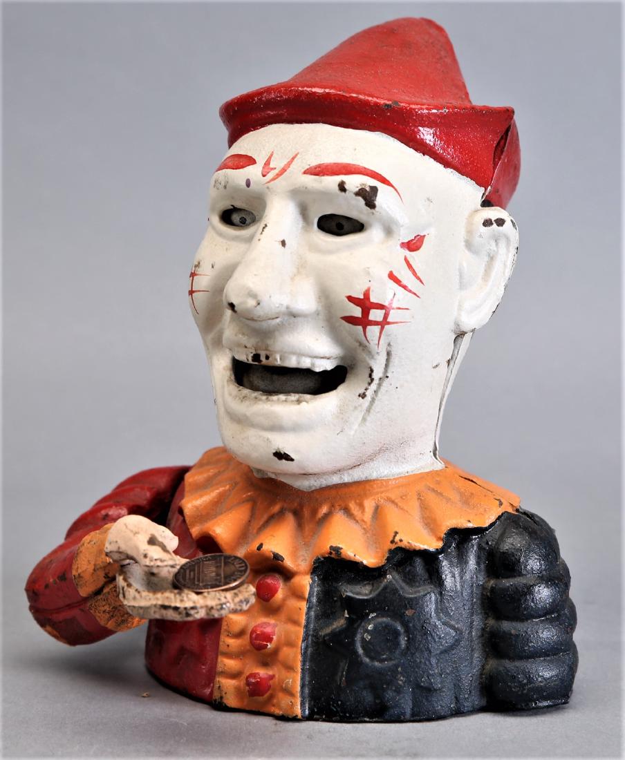 Mechanical Clown Bust Bank, (1 of 4)