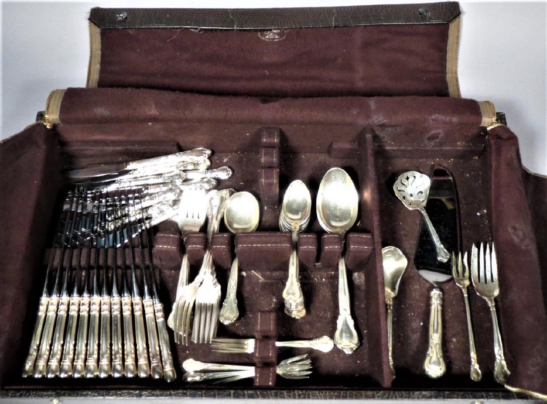 70 pc. Gorham Chantilly Sterling Flatware Set (1 of 1)