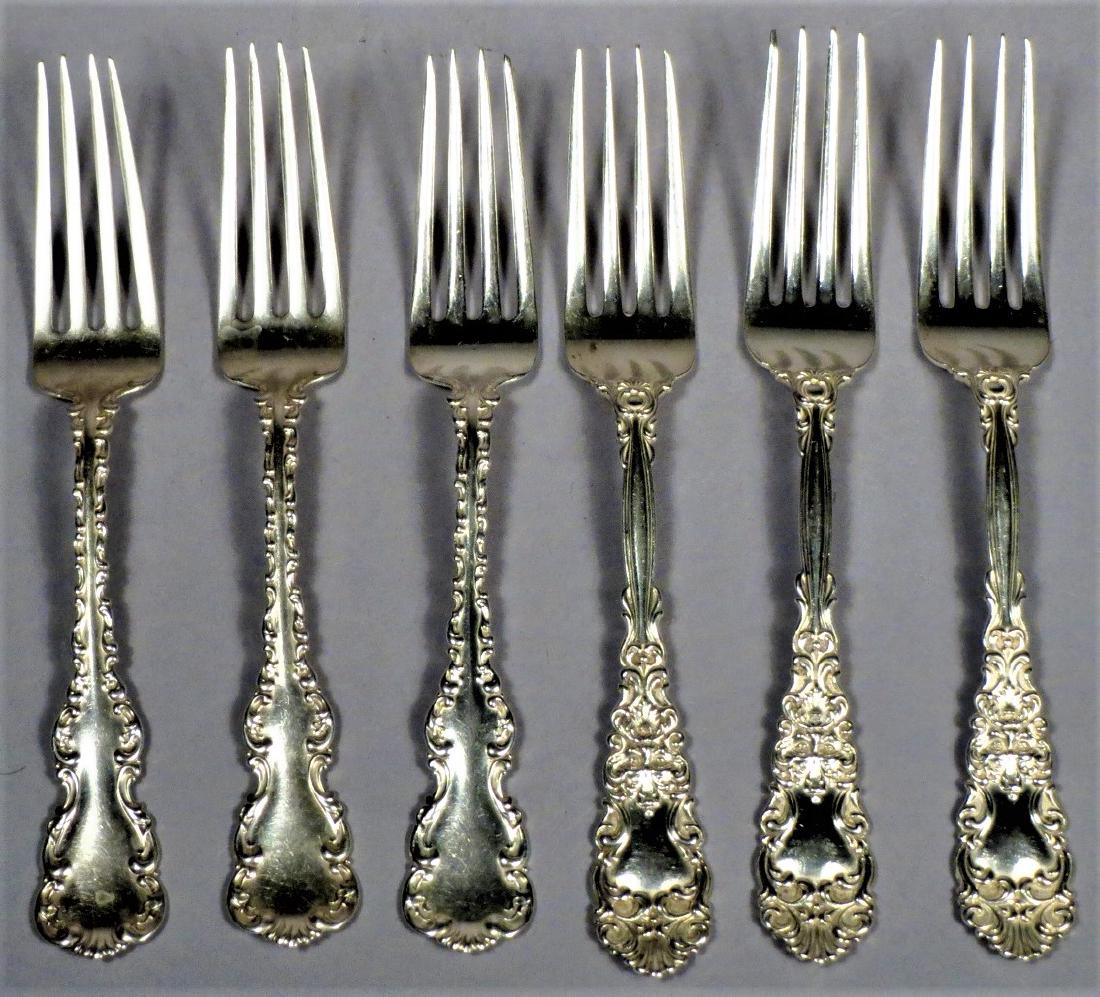 Lot of 6 Sterling Dinner Forks (1 of 1)
