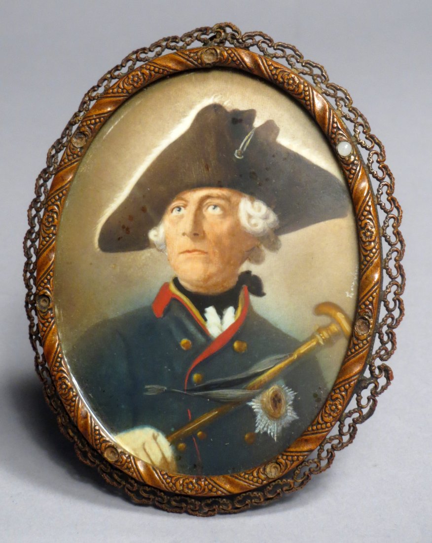 Antique Frederick the Great Portrait Miniature (1 of 5)