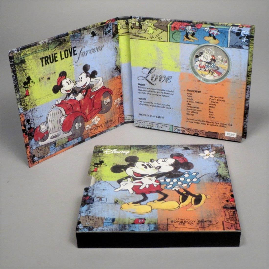 1 0z .999 Silver Disney Love Coin Nuie (1 of 3)