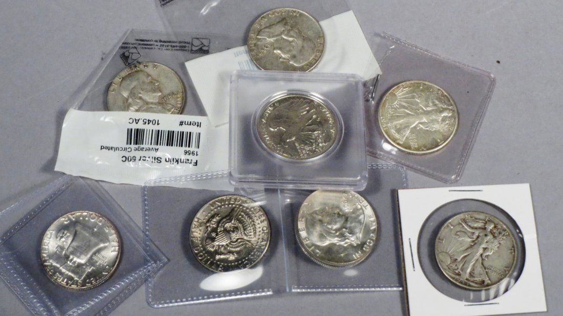 Lot Of  7 America Silver Half Dollar (1 of 5)