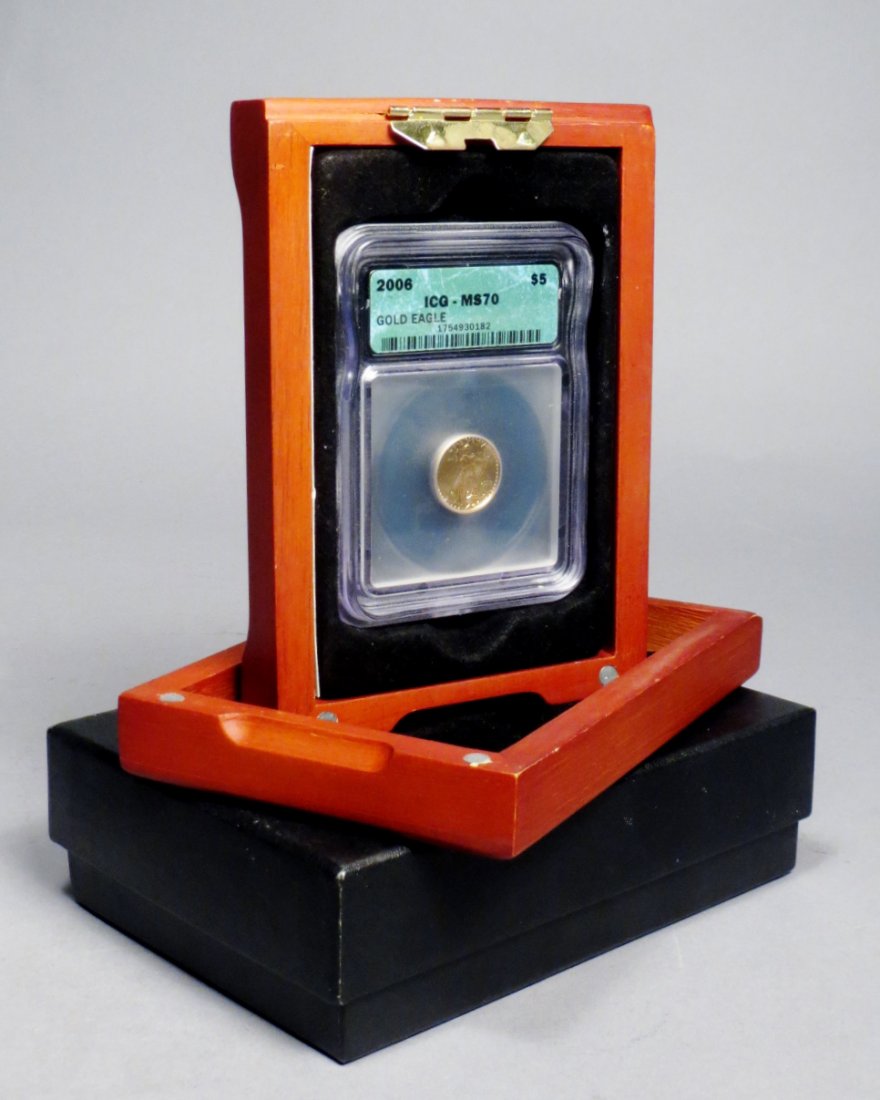 2006 $5 Gold Eagle 1/10 oz. MS70 (1 of 5)