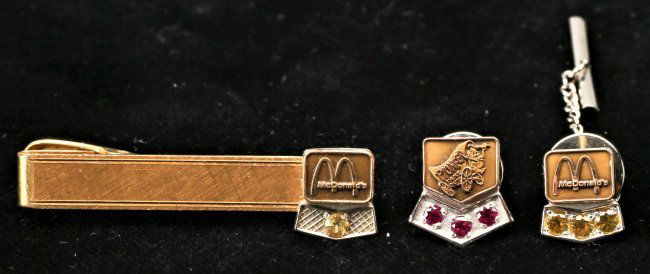 Vintage McDonalds and Pioneer Chicken Logo Men's 14 K (1 of 1)