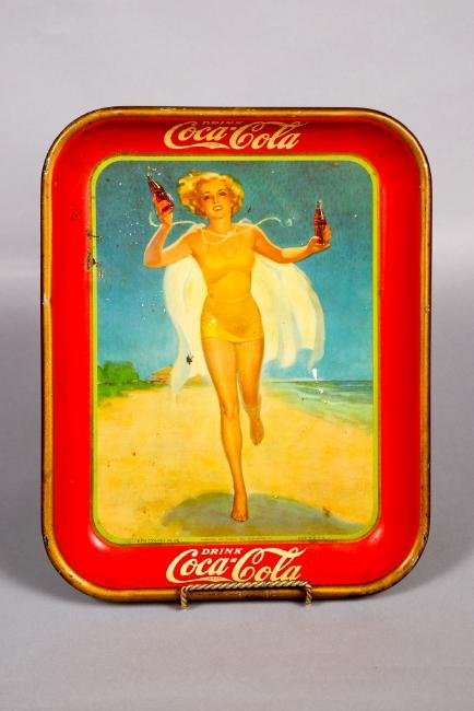 1937 Coca Cola Tin Tray (1 of 1)