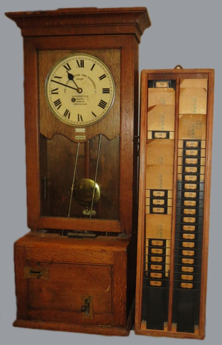 Antique Gledhill-Brook Time Recorder & Card Holder (1 of 10)