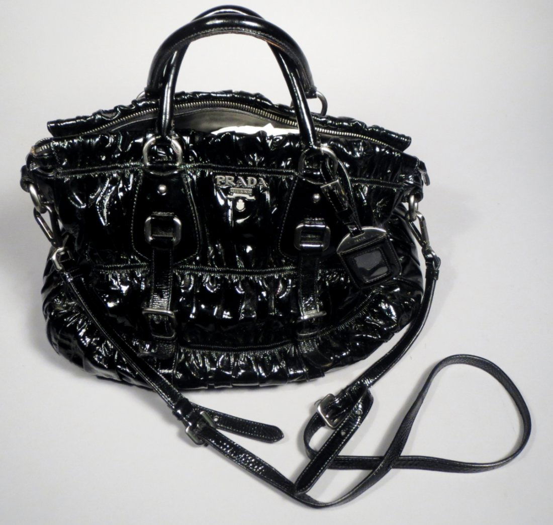 Prada Purse, Patent Leather, With Cert Card (1 of 10)