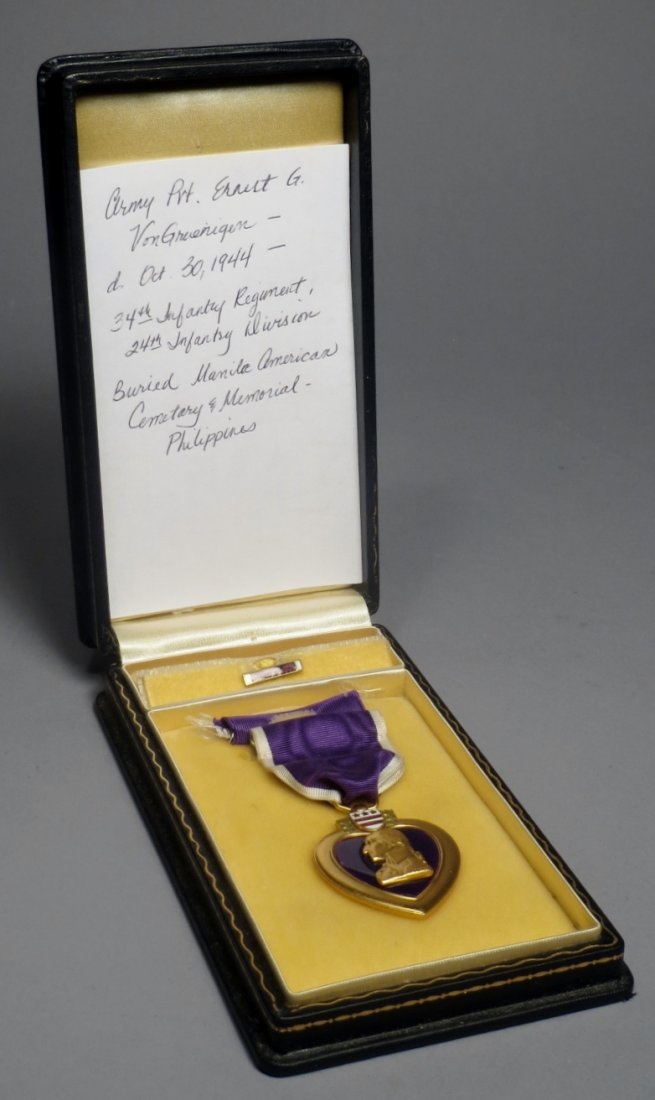 WW2 Purple Heart, Named (1 of 8)