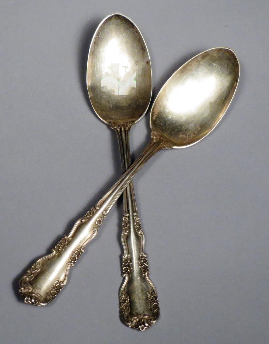 Pair Simpson, Hall & Miller Serving Spoons (1 of 7)